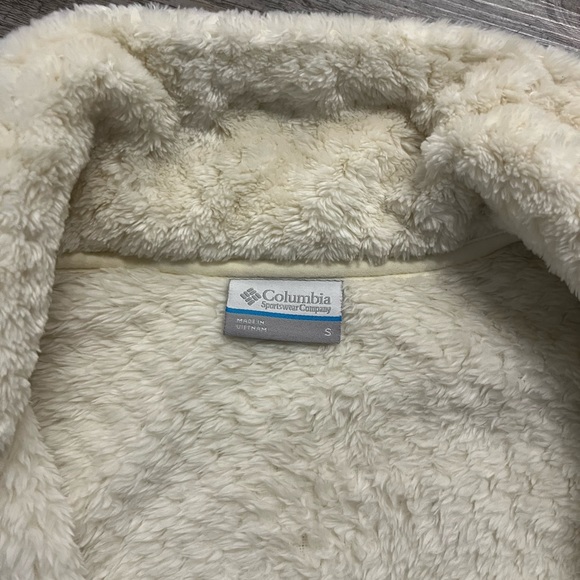 White Columbia Full-zip Sweater - Picture 3 of 4